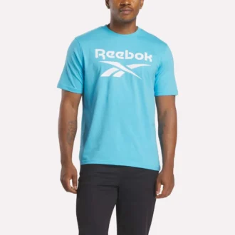 T-shirt à col rond et manches courtes pour homme avec grand logo