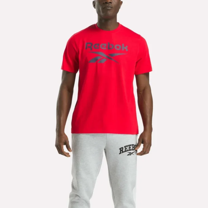 T-shirt à col rond et manches courtes pour homme avec grand logo T-shirt à col rond et manches courtes pour homme avec grand logo