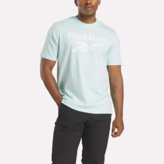 T-shirt à col rond et manches courtes pour homme avec grand logo