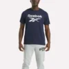 T-shirt à col rond et manches courtes pour homme avec grand logo T-shirt à col rond et manches courtes pour homme avec grand logo
