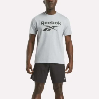 T-shirt à col rond et manches courtes pour homme avec grand logo