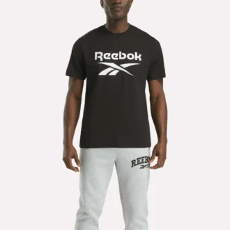 T-shirt à col rond et manches courtes pour homme avec grand logo