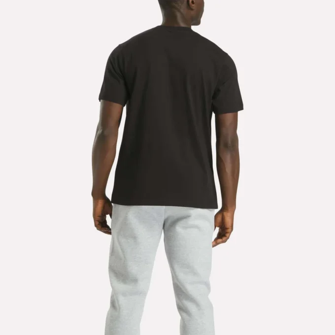 T-shirt à col rond et manches courtes pour homme avec grand logo T-shirt à col rond et manches courtes pour homme avec grand logo