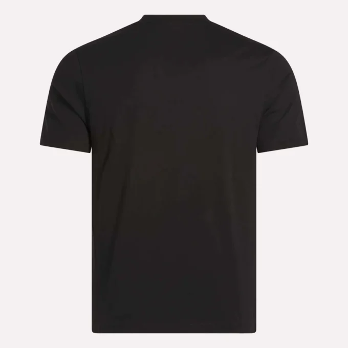 T-shirt à col rond et manches courtes pour homme avec grand logo T-shirt à col rond et manches courtes pour homme avec grand logo