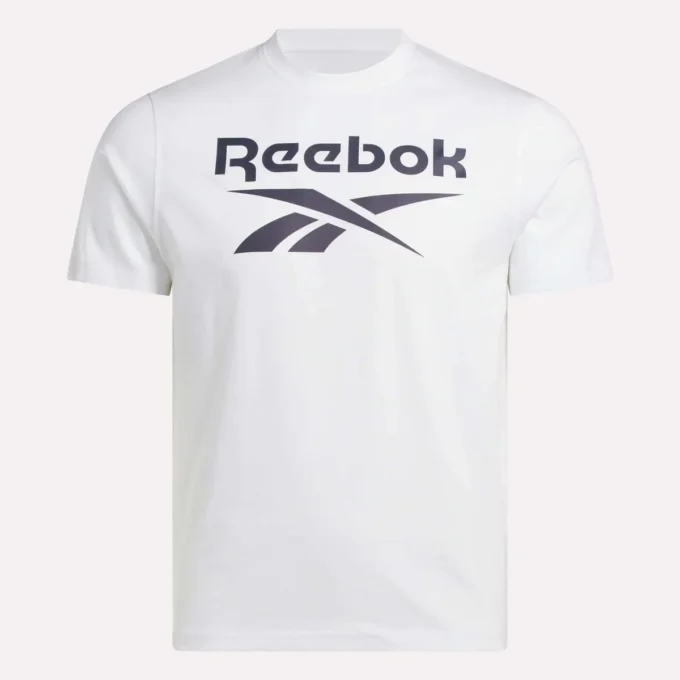 T-shirt à col rond et manches courtes pour homme avec grand logo T-shirt à col rond et manches courtes pour homme avec grand logo