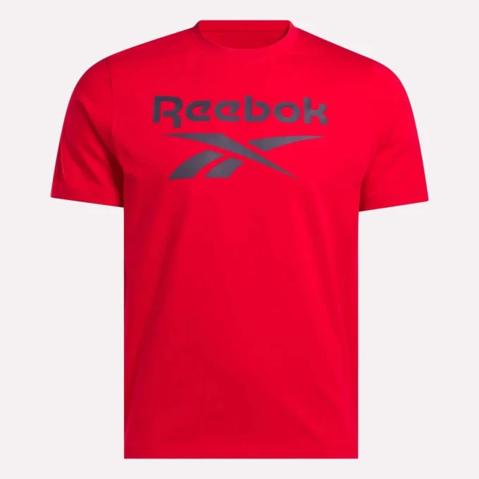 T-shirt à col rond et manches courtes pour homme avec grand logo T-shirt à col rond et manches courtes pour homme avec grand logo