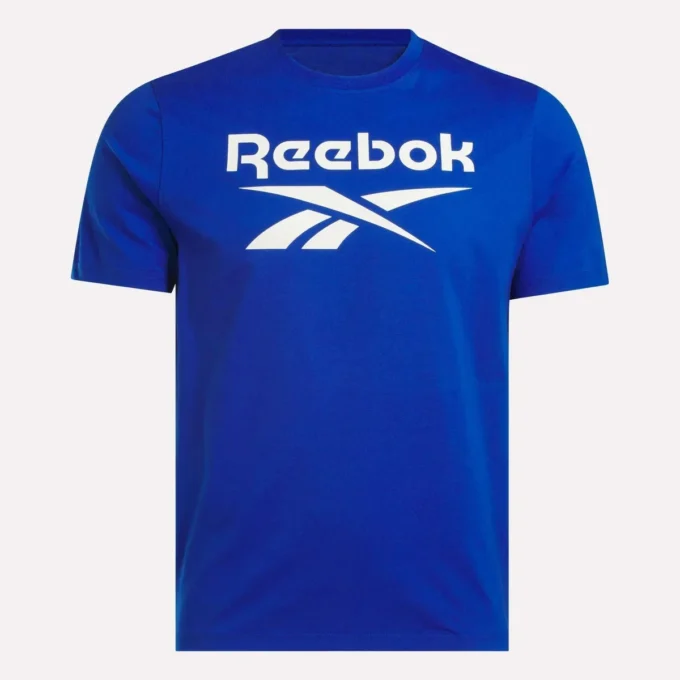 T-shirt à col rond et manches courtes pour homme avec grand logo T-shirt à col rond et manches courtes pour homme avec grand logo