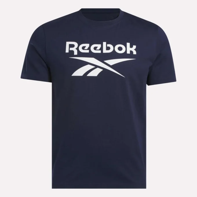 T-shirt à col rond et manches courtes pour homme avec grand logo T-shirt à col rond et manches courtes pour homme avec grand logo