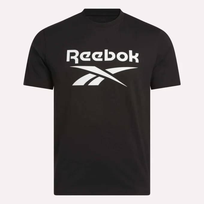 T-shirt à col rond et manches courtes pour homme avec grand logo T-shirt à col rond et manches courtes pour homme avec grand logo