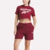 T-shirt court à manches courtes et logo bicolore pour femmes