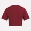 T-shirt court à manches courtes et logo bicolore pour femmes