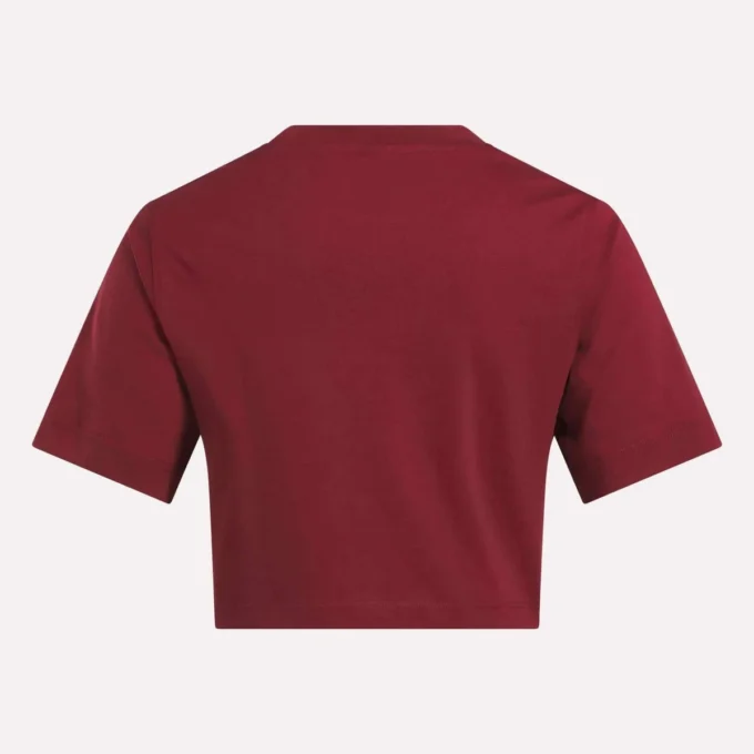T-shirt court à manches courtes et logo bicolore pour femmes