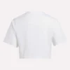 T-shirt court à manches courtes et logo bicolore pour femmes