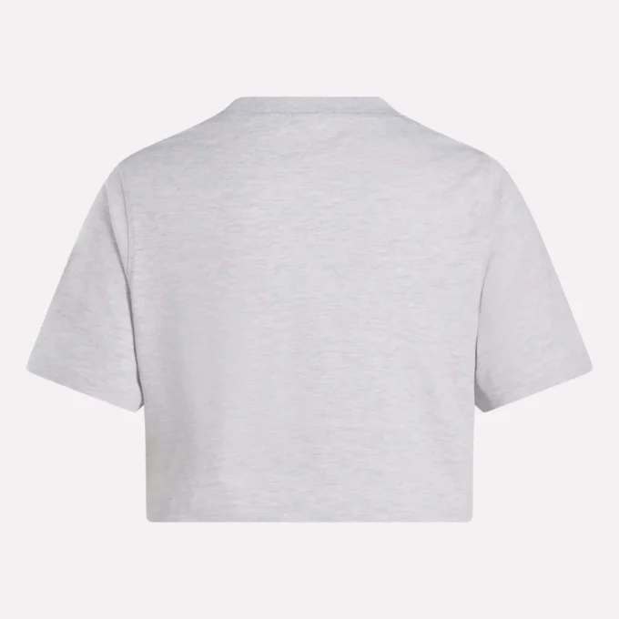 T-shirt court à manches courtes et logo bicolore pour femmes