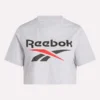 T-shirt court à manches courtes et logo bicolore pour femmes