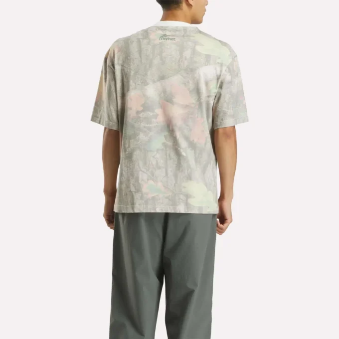 T-shirt imprimé intégral Reebok x MARKET
