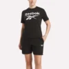T-shirt à manches courtes et col rond avec grand logo pour femme
