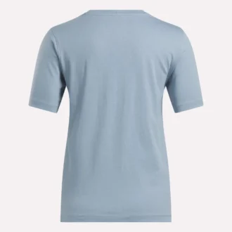 T-shirt à manches courtes et col rond avec grand logo pour femme