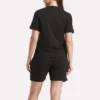 T-shirt à manches courtes et col rond avec grand logo pour femme