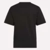 T-shirt à manches courtes et col rond avec grand logo pour femme