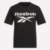 T-shirt à manches courtes et col rond avec grand logo pour femme