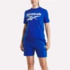 T-shirt à manches courtes et col rond pour femme avec logo bicolore