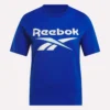 T-shirt à manches courtes et col rond pour femme avec logo bicolore