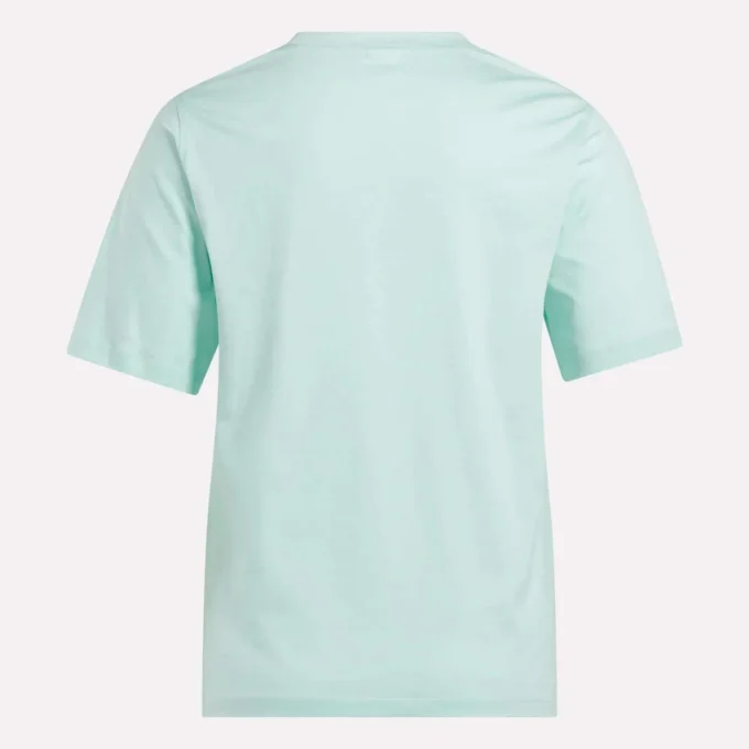 T-shirt à manches courtes et col rond pour femme avec logo bicolore
