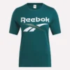 T-shirt à manches courtes et col rond pour femme avec logo bicolore