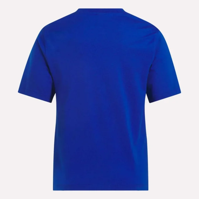T-shirt à manches courtes et col rond pour femme avec logo bicolore