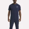 T-shirt à manches courtes et col rond pour homme avec petit logo