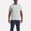 T-shirt à manches courtes et col rond pour homme avec petit logo