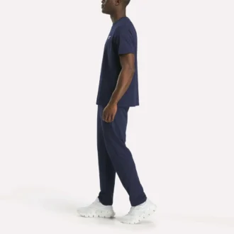 T-shirt à manches courtes et col rond pour homme avec petit logo