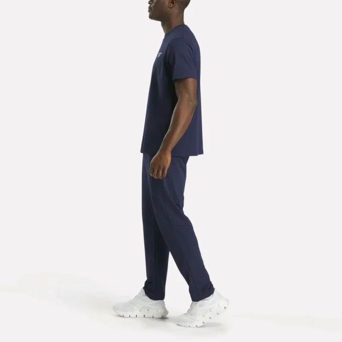 T-shirt à manches courtes et col rond pour homme avec petit logo