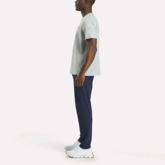 T-shirt à manches courtes et col rond pour homme avec petit logo