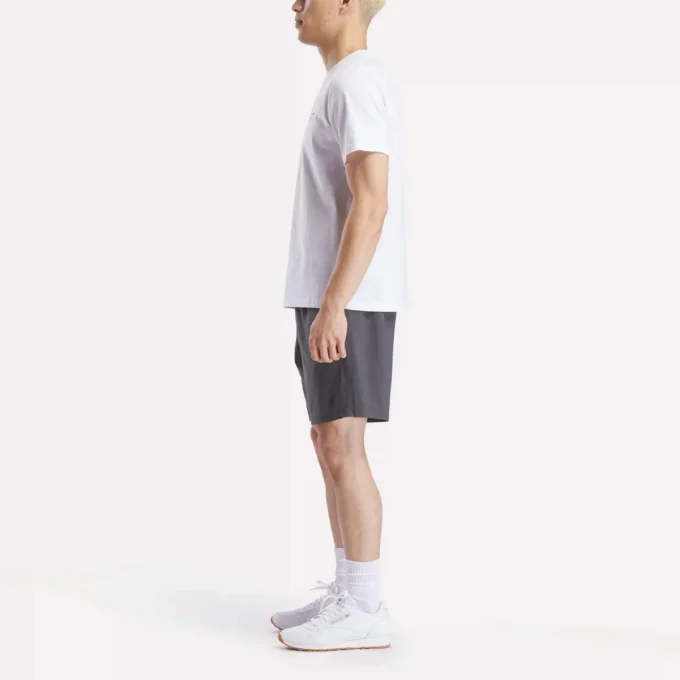 T-shirt à manches courtes et col rond pour homme avec petit logo