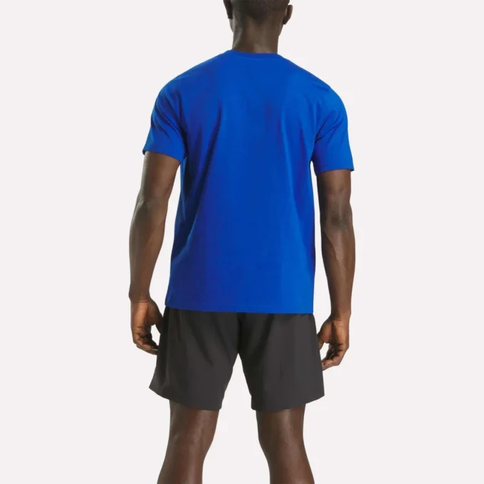 T-shirt à manches courtes et col rond pour homme avec petit logo