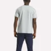 T-shirt à manches courtes et col rond pour homme avec petit logo