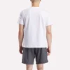 T-shirt à manches courtes et col rond pour homme avec petit logo