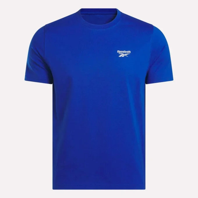 T-shirt à manches courtes et col rond pour homme avec petit logo