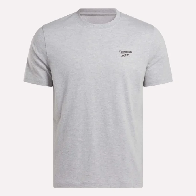 T-shirt à manches courtes et col rond pour homme avec petit logo