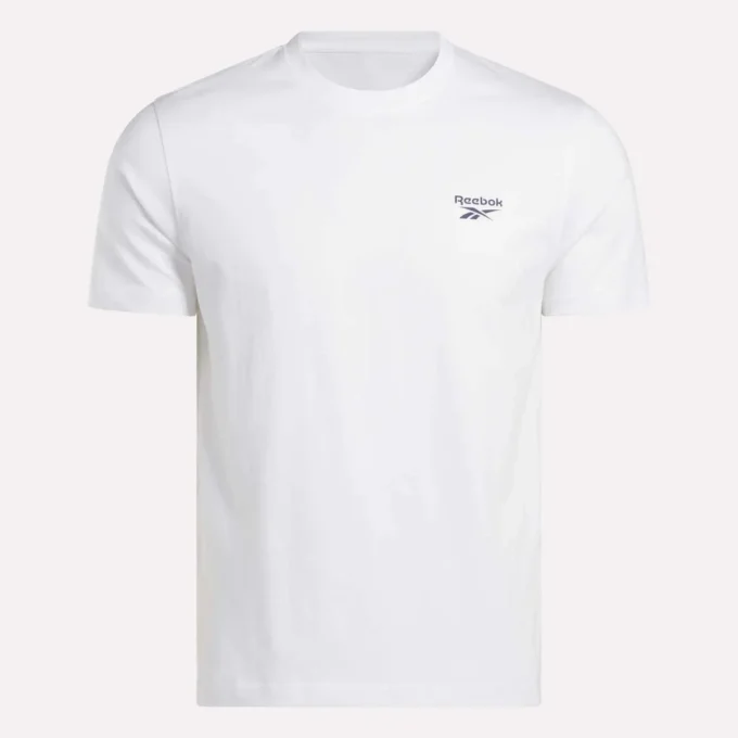 T-shirt à manches courtes et col rond pour homme avec petit logo