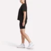 T-shirt à manches courtes oversize avec grand logo pour femme