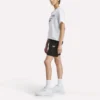 T-shirt à manches courtes oversize avec grand logo pour femme