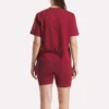 T-shirt à manches courtes oversize avec grand logo pour femme