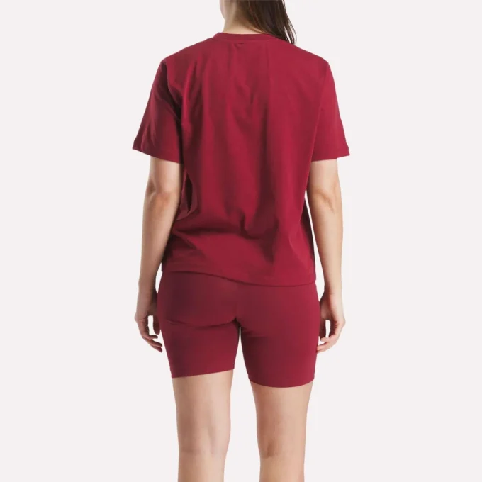 T-shirt à manches courtes oversize avec grand logo pour femme