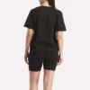 T-shirt à manches courtes oversize avec grand logo pour femme
