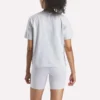 T-shirt à manches courtes oversize avec grand logo pour femme