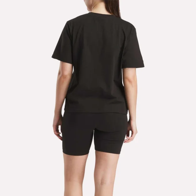 T-shirt à manches courtes oversize avec grand logo pour femme