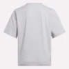 T-shirt à manches courtes oversize avec grand logo pour femme